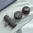 Dual Clip-on Wireless Lavalier Microphone for Smartphones - 1