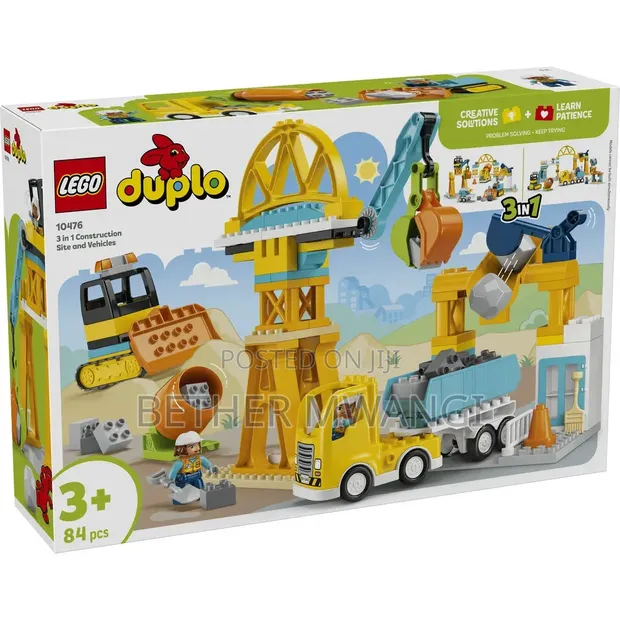 LEGO DUPLO 3-in-1 Construction Site Vehicles (10476) - 1