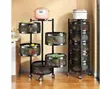 High Quality Round Fruit Rack With Wheels - 2