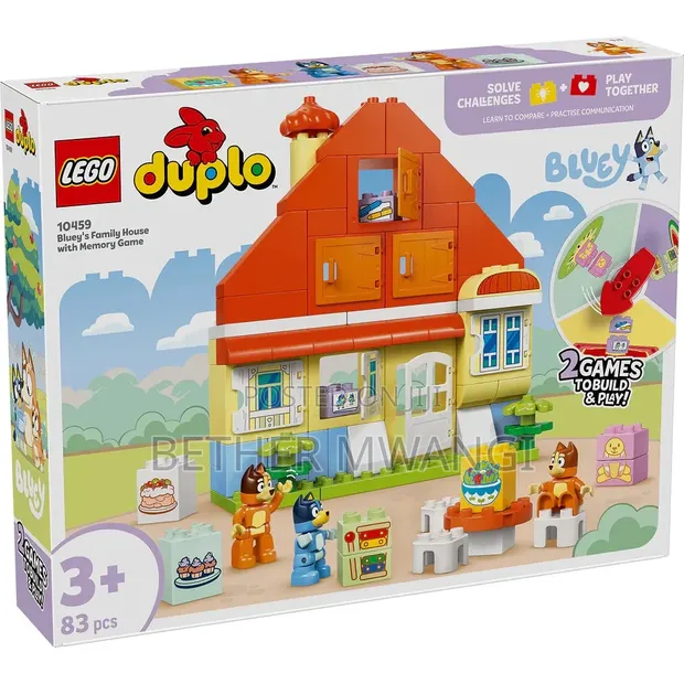 LEGO Duplo Bluey's Family House with Memory Game - 1