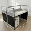 2-Way White Office Workstation - 3