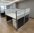 2-Way White Office Workstation - 4