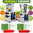 Commercial Stainless Steel Vegetable Slicer & Shredder - 2