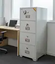Diplomat Cabinet ya Folda 4-Droa Isiyo na Moto - 1