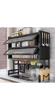 Kikaushio cha Vyombo cha Safu 2 Juu ya Sink na Jalada la Akriliki - 1