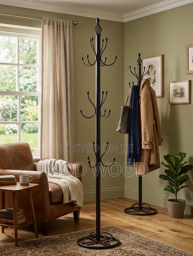 Classic Iron Coat Rack - 1