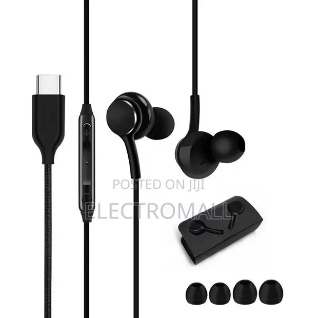 AKG Type-C Wired Earphones with Braided Cable - 1