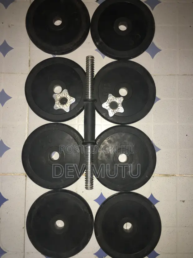 Set ya Dumbbell za Mpira Zinazoweza Kurekebishwa (Jumla ya 30kg) - 1