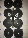 Set ya Dumbbell za Mpira Zinazoweza Kurekebishwa (Jumla ya 30kg) - 1