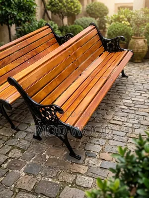 Premium Heritage Cast Iron & Solid Wood Outdoor Bench