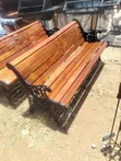 Premium Heritage Cast Iron & Solid Wood Outdoor Bench - 2