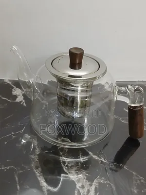Heat Resistant Glass Tea Decanter with Strainer Infuser