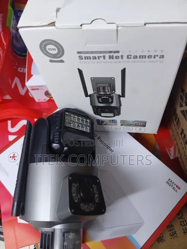 360° V380 Dual Lens Bulb Camera with PTZ Control - 1