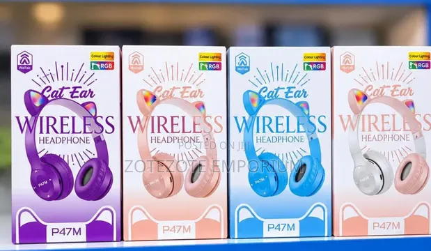 Cat Ear Wireless Headphones P47M - 1