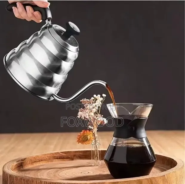 1.2L Gooseneck Coffee Kettle - Chuma cha Kutolea - 1