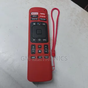 Remote ya Hisense Android TV ya Kubadilisha na Kifuniko cha Silicone na Betri