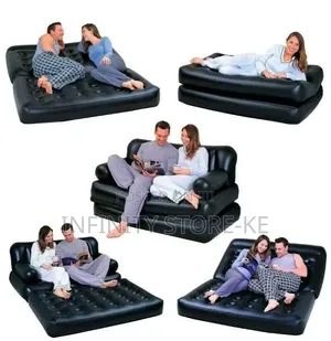 Bestway Multi-Max 5-in-1 Inflatable Sofa Bed - Black