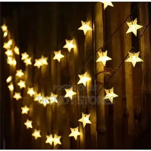 Christmas Themed Solar Star Fairy Lights - 12M, 100 LEDs