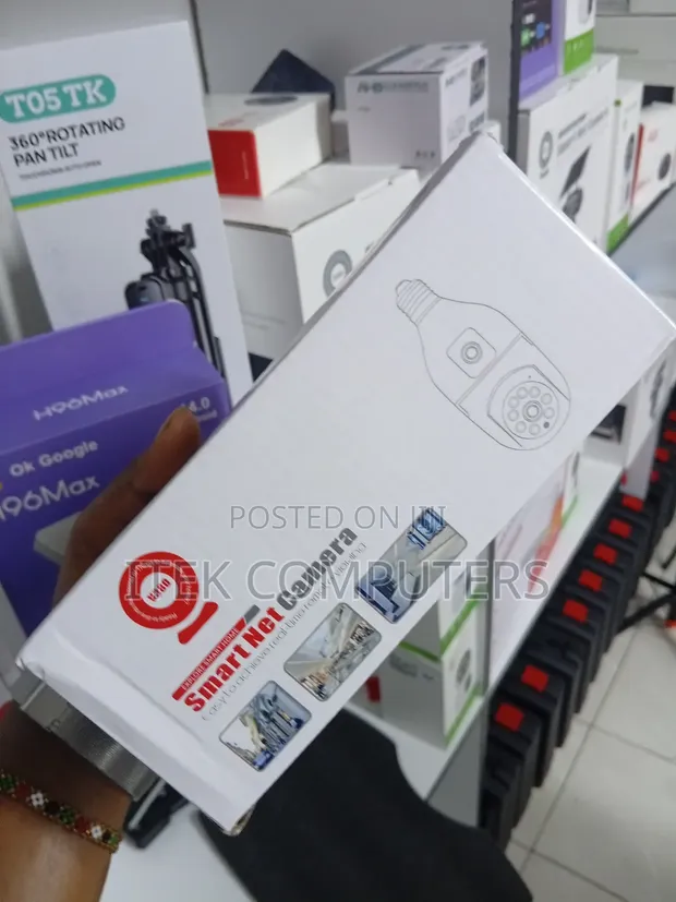 Smart Bulb CCTV Camera Dual Lens WiFi Security - 1