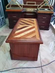 Mahogany TV Stand with Drawer - 3
