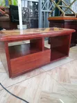 Mahogany TV Stand with Drawer - 4