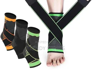 Adjustable Ankle Brace with Double Compression Straps