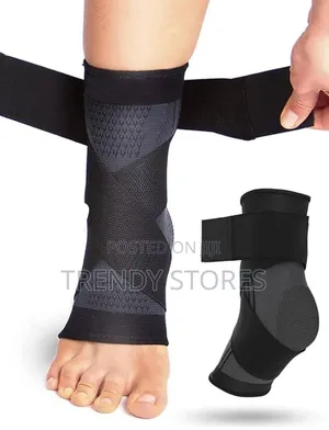 Adjustable Compression Ankle Brace with Double Straps