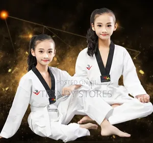 Kids Taekwondo Costume (Red Stripe)