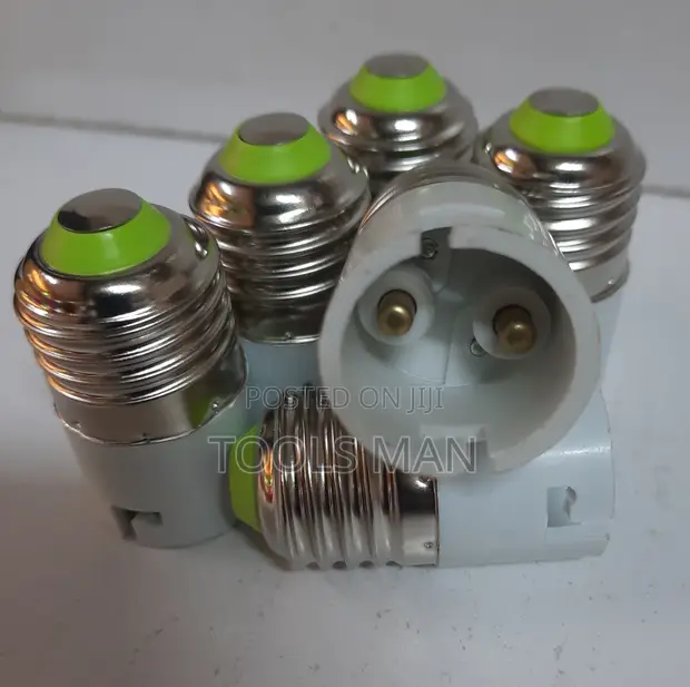 Adapta ya Soketi ya Kwenye Balbu ya E27 kwenda GU10 - 1