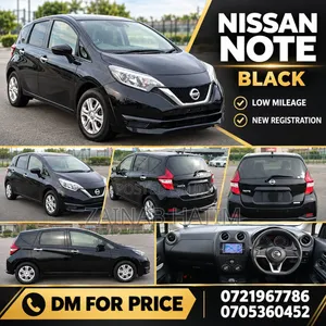 Nissan Note 2019 Nyeusi