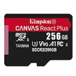 Kingston Canvas React Plus 256GB microSD Card UHS-II V90 - 1