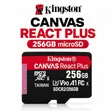 Kingston Canvas React Plus 256GB microSD Card UHS-II V90 - 4
