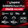 Kingston Canvas React Plus 256GB microSD Card UHS-II V90 - 5