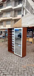 Sliding Mirror Shoe Cabinet - 2