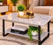 Imported Executive Marble Coffee Table - 1