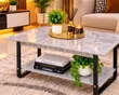 Imported Executive Marble Coffee Table - 2