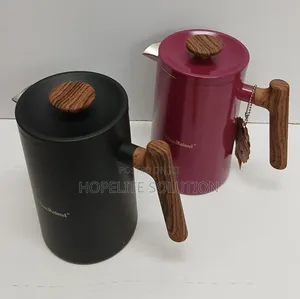 French Press Coffee Maker with Bamboo Handle