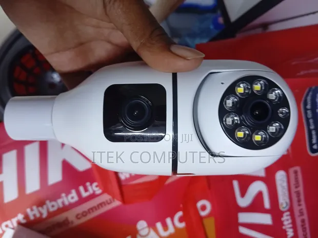 Smart Bulb CCTV Camera yenye Dual Lens WiFi - 1