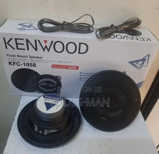 Kenwood KFC-1058 300W 4-Inch 2-Way Car Speakers - 1