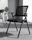 Office Foldable Training Chair - Black - 1