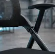 Office Foldable Training Chair - Black - 4