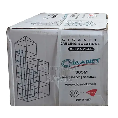 Giganet Category 6A Solid U/UTP PVC Cable - 1
