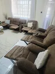 7 Seater Recliner Sofa - Kahawia - 1