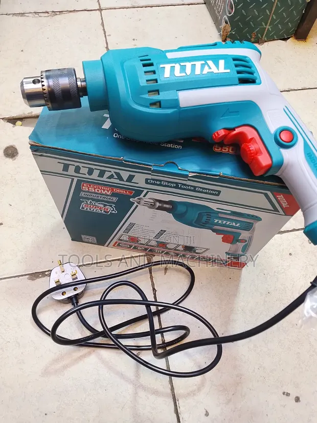Total Professional Corded Electric Drill 550W - 1
