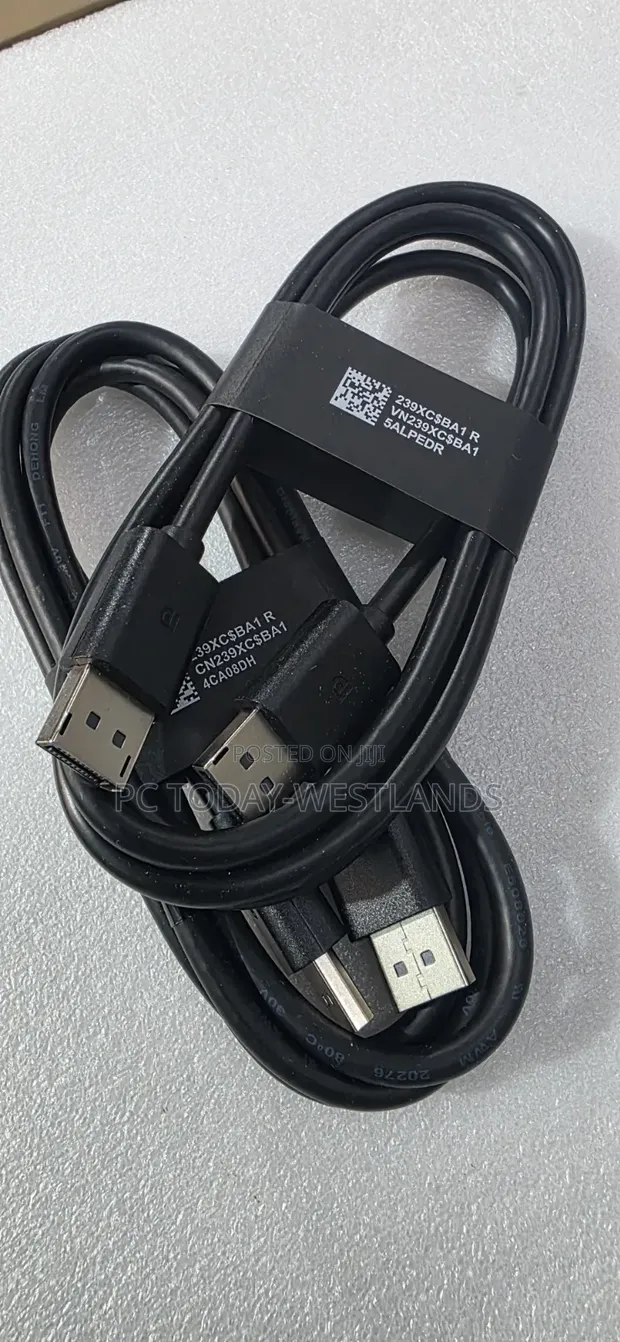 Genuine Dell OEM DisplayPort (DP) Video Cable - 6ft - 1