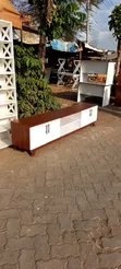 7ft Wooden Living Room TV Stand - 2
