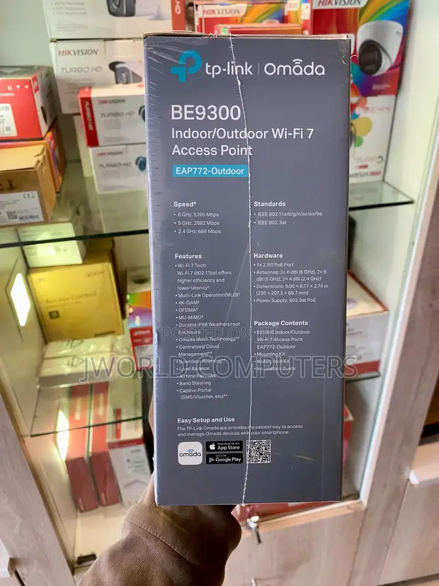 TP-Link EAP772 Access Point Wi-Fi 7 ya Nje - 1