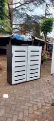 Elegant Wooden Shoe Storage Cabinet - 1