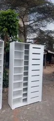 Modern Wooden Shoe Cabinet - 6 Shelves - 1