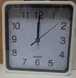 Square Wall Clock - White Dial, Silent Quartz - 2